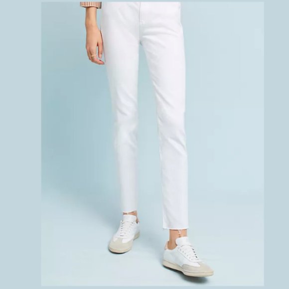 Anthropologie AG Adriano Goldschmied The Stevie Slim Straight Jeans Size 27 - Picture 6 of 12